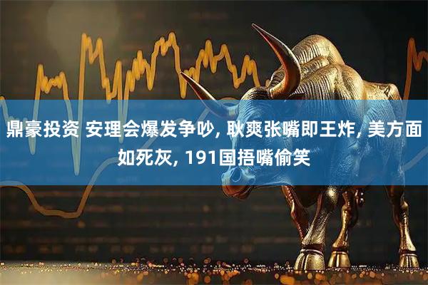 鼎豪投资 安理会爆发争吵, 耿爽张嘴即王炸, 美方面如死灰, 191国捂嘴偷笑